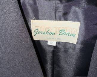 Gershon Bram Black Double-Breasted Blazer