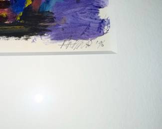 The Patio by Arthur Hull, Signed Lithograph