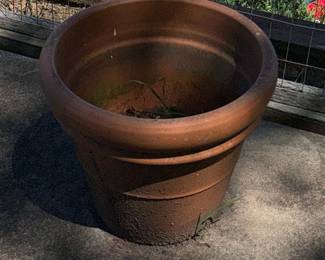 Terracotta Rolled Rim Planter Pot