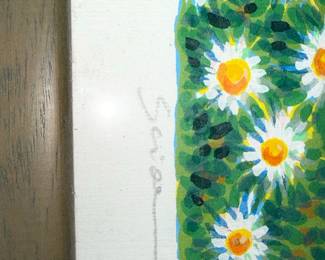 Daisies and Blue Sky Print by Alexy