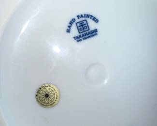 Takahashi San Francisco Hand Painted Ceramic Vase