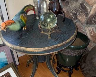 Antique Carved Wooden Horse Figurine