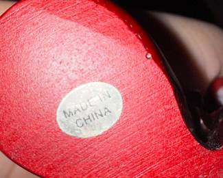 Red Laughing Buddha Figurine