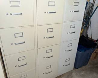 Vintage Metal Filing Cabinet