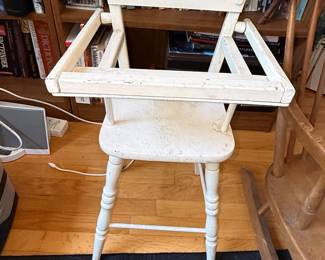 Vintage Wooden High Chair