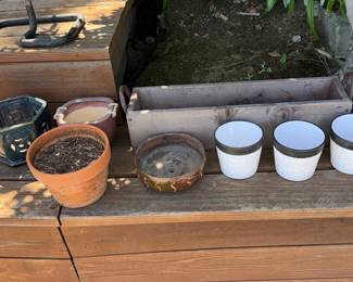 Assorted Planters and Garden Pots