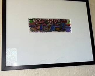 The Patio by Arthur Hull, Signed Lithograph