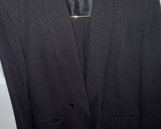 Gershon Bram Black Double-Breasted Blazer