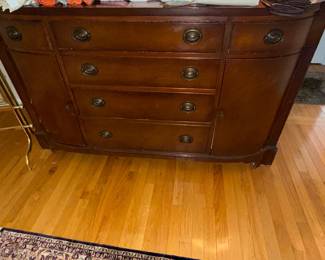 Drexel Mahogany Bow Front Sideboard