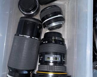 Nikon Zoom-Nikkor 80-200mm f/4 and Tokina AT-X 28-70mm f/2.8 Lenses