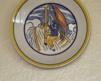 Nautical Scene Decorative Plate