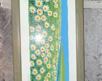 Daisies and Blue Sky Print by Alexy