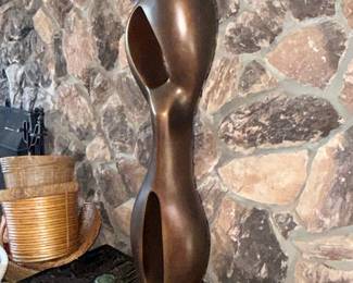 Abstract Bronze Sculpture
