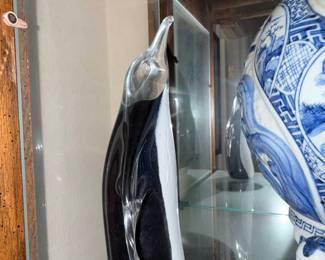 Murano Glass Penguin Sculpture