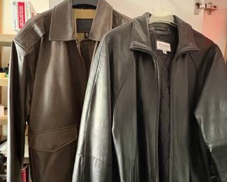 Men's leather jackets