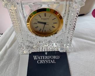 Waterford crystal clock