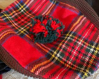 Scottish tartan hat