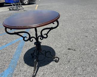 Cast iron base table