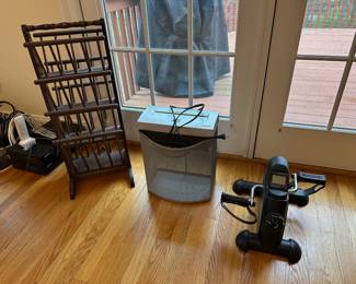 Magazine Rack, Shredder, Chair Cycle