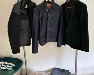Jackets, Clothes Rack