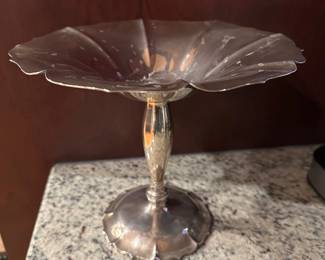 Large, Heavy (NOT Weighted) Sterling Silver Compote / Serving Dish