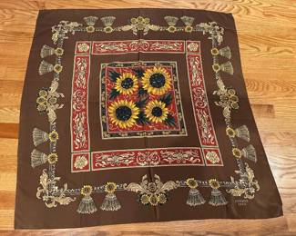 Hermes  Sunflower Scarf