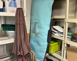 Patio Umbrella, Surf Boards
