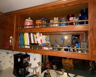 Cookbooks & Vintage Oil Cans