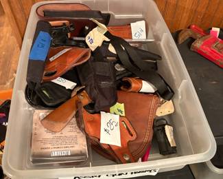 Large Assortment Gun Holsters