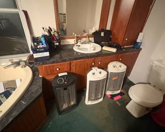 Heaters  & Bathroom stuff