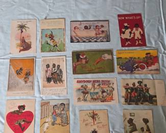 Black Americana post cards