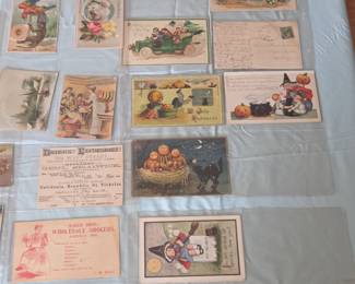 Old Halloween post cards