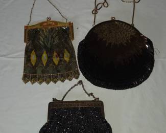 Antique beaded evening bags