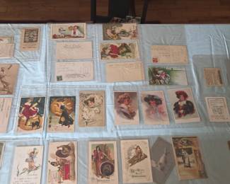 Antique Halloween post cards