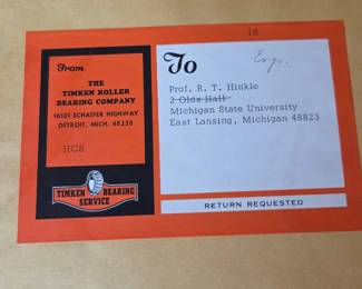 Timken Bearings old calendars