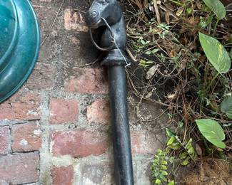 Antique Cast Iron Horse Post