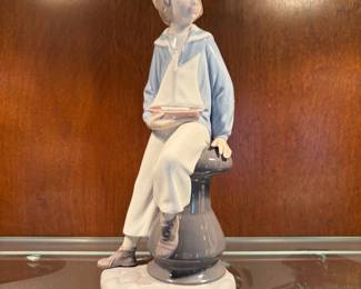 "Boy with Yacht 4810, Lladro Collection with Original Boxes
