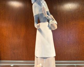 "Shepherdess with Dog" 1034, Lladro Collection with Original Boxes