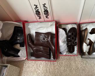 Designer boots and shoes