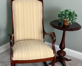 Antique goose neck rocker