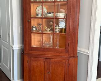 Antique corner cabinet