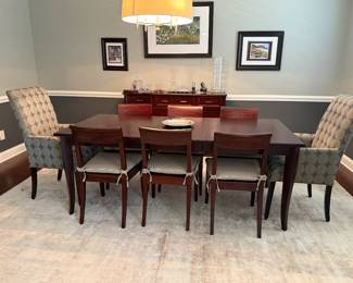 Crate and Barrel dining set 