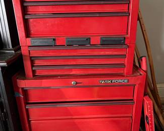 Task Force Red 7-Drawer Rolling Tool Chest
