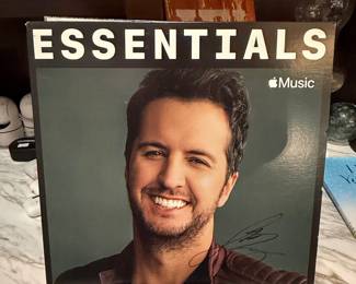 Luke Bryan Essentials Apple Music Vinyl Record - Signed