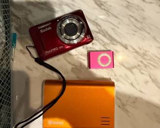 Kodak PIXPRO FZ53 Digital Camera and Apple iPod Shuffle