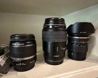 Canon EF-S 18-55mm f/3.5-5.6 IS Lens and Tamron AF 11-18mm f/4.5-5.6 Di II LD Aspherical [IF] Lens