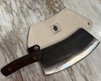 Coolina Daozi Forged Cleaver Butcher Knife, 7.9"