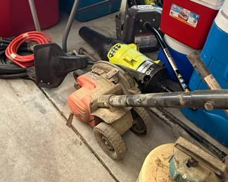 Ryobi Electric Blower and Weed Trimmer Combo