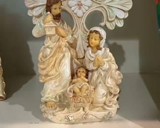 Resin Nativity Scene Figurine Set