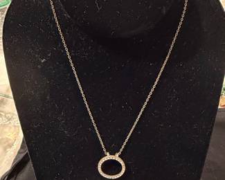 Sparkle Necklace with Pave Crystals